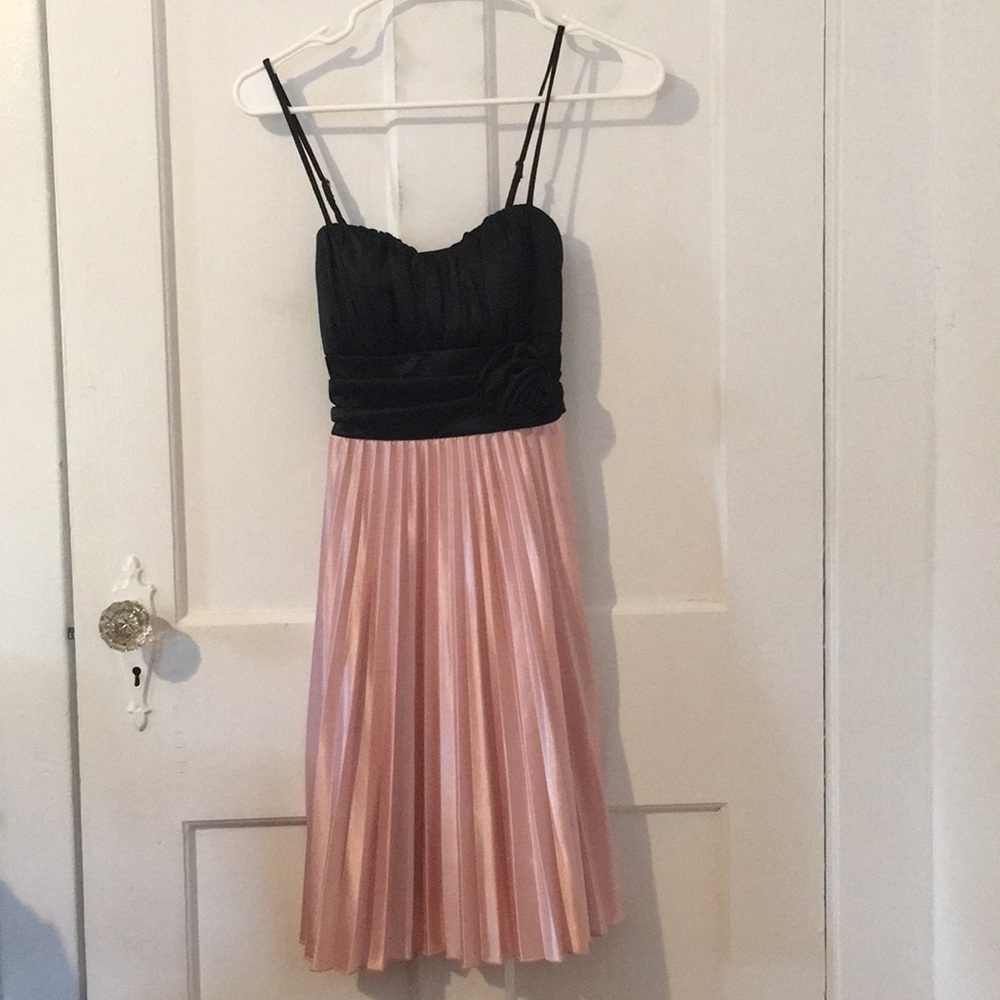 Vintage style satin formal dress